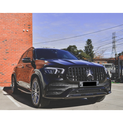 Rejilla frontal para Mercedes GLE Coupe C167 y SUV W167 AMG tipo GTR Panamericana Black