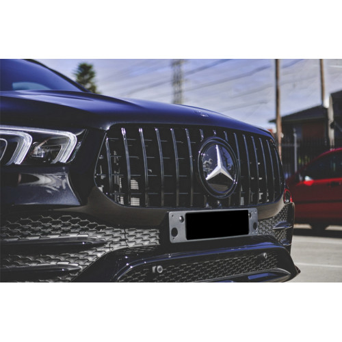 Rejilla frontal para Mercedes GLE Coupe C167 y SUV W167 AMG tipo GTR Panamericana Black