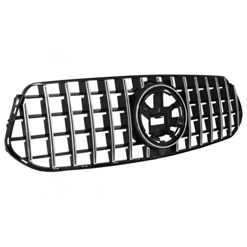Rejilla frontal para Mercedes GLE Coupe C167 y SUV W167 AMG tipo GTR Panamericana Cromada
