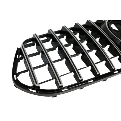 Rejilla frontal para Mercedes GLE Coupe C167 y SUV W167 AMG tipo GTR Panamericana Cromada
