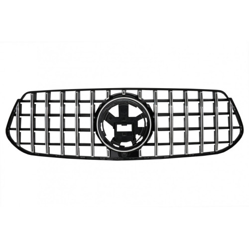 Rejilla frontal para Mercedes GLE Coupe C167 y SUV W167 AMG tipo GTR Panamericana Cromada