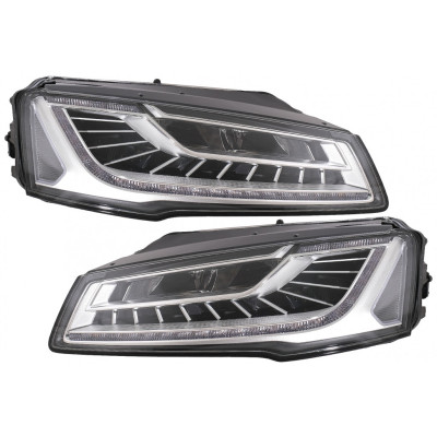 Faros delanteros Full LED para Audi A8 Sedan Facelift 4H, 4D 2014-2017 Matrix Design