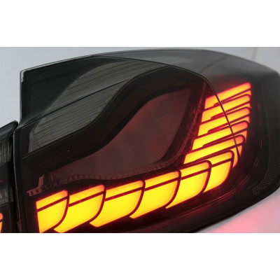 Pilotos traseros Oled Dinámicos look M4 para BMW Serie 3 F30 Oscuros