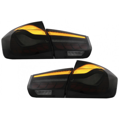 Pilotos traseros Oled Dinámicos look M4 para BMW Serie 3 F30 Oscuros