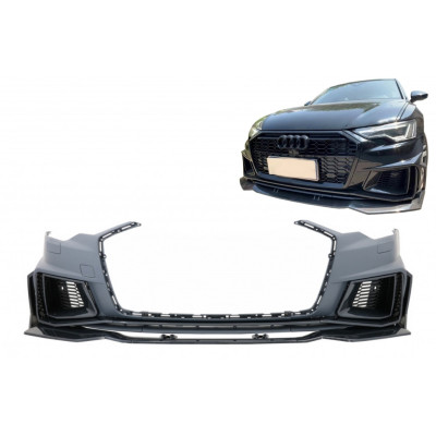 Paragolpes delantero para Audi A6 C8 look RS6 Performance Carbono