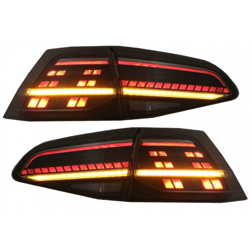 Pilotos traseros LED Ahumados Volkswagen Golf VII 7 Dinamicos