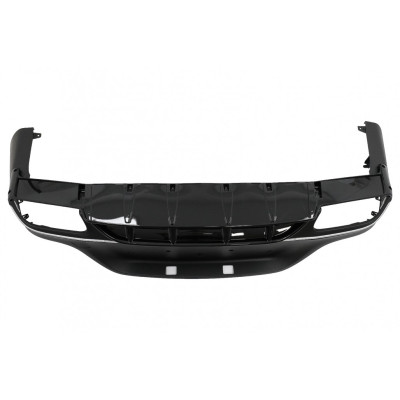 Difusor trasero con salidas de escape Cromadas para Mercedes GLC Coupe Facelift C253 +2020 look GLC63 AMG