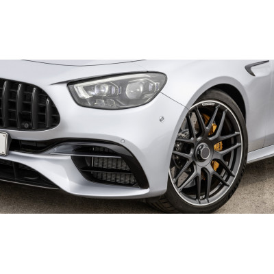 Paragolpes delantero para Mercedes Clase E W213 C238 Facelift +2020 look E63 AMG con Parrilla Negra