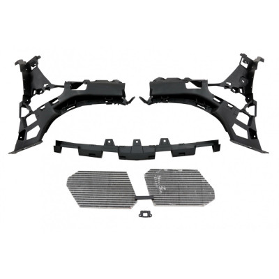 Paragolpes delantero para Mercedes Clase E W213 C238 Facelift +2020 look E63 AMG con Parrilla Negra