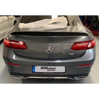 Aleron spoiler trasero Mercedes Clase E Coupe C238 Look E63 AMG Negro mate