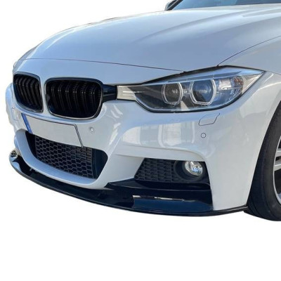 Añadido delantero para BMW Serie 3 F30 F31 M Performance Negro Brillo