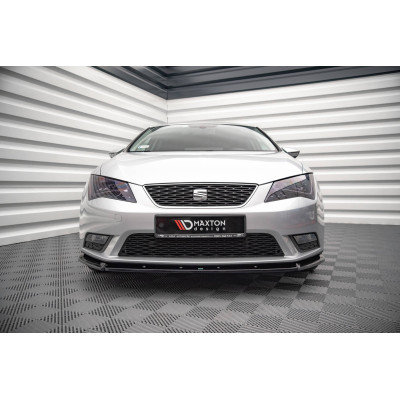 Añadido delantero para Seat Leon MK3 V1 Negro brillo