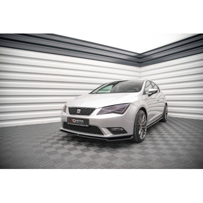 Añadido delantero para Seat Leon MK3 V2 Negro brillo