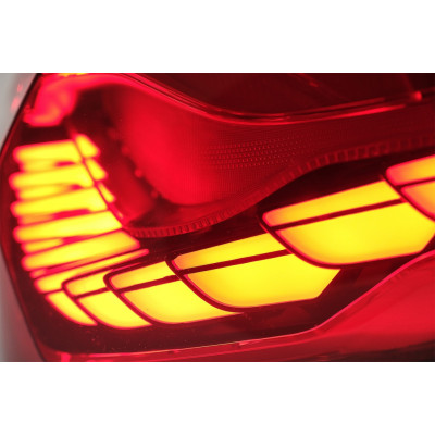 Pilotos traseros OLED para BMW Serie 4 F32 F33 F36 M4 F82 F83 con intermitente secuencial dinámico