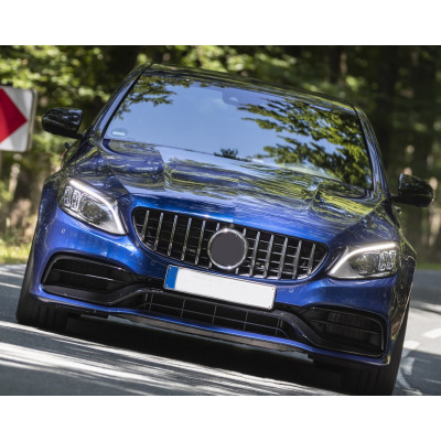 Parrilla delantera para Mercedes Clase C C63 AMG W205 Sedan / Coupe Cromáda