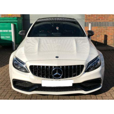 Parrilla delantera para Mercedes Clase C C63 AMG W205 Sedan / Coupe Cromáda