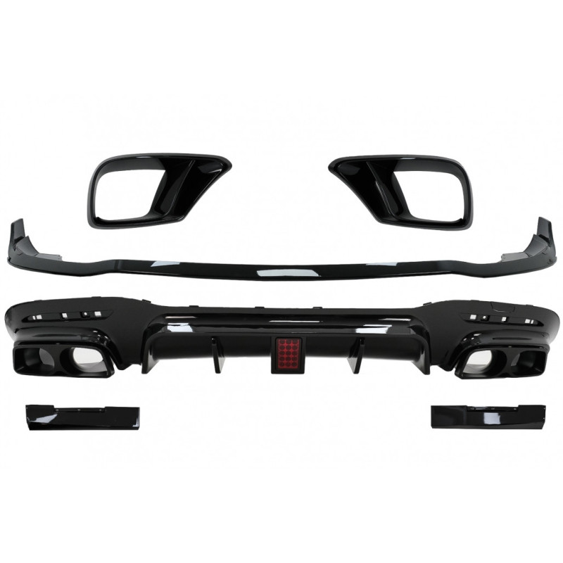 Kit Añadido delantero + Difusor trasero para Mercedes Clase S W222 Facelift S65 S63