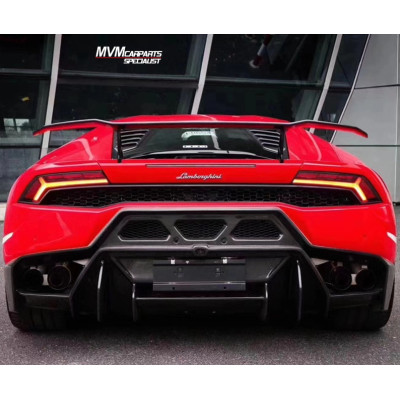Aleron spoiler trasero Lamborghini Huracán look Performante Carbono