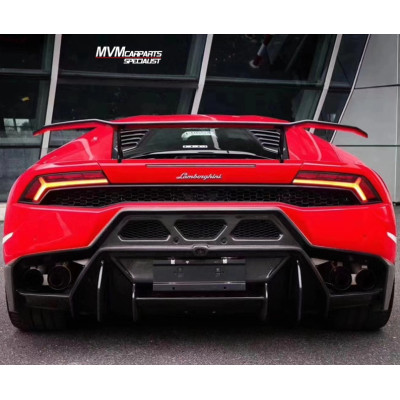 Aleron spoiler trasero Lamborghini Huracán look Performante Carbono