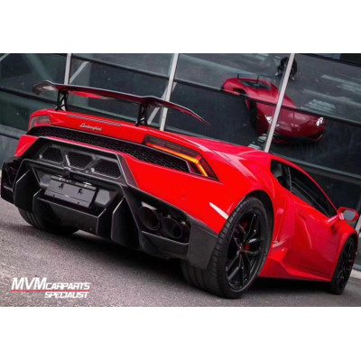 Aleron spoiler trasero Lamborghini Huracán look Performante Carbono