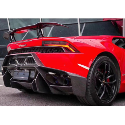 Aleron spoiler trasero Lamborghini Huracán look Performante Carbono