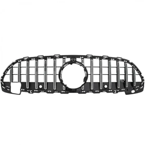 Rejilla delantera para Mercedes Clase C W206 Panamericana Cromada para AMG Line