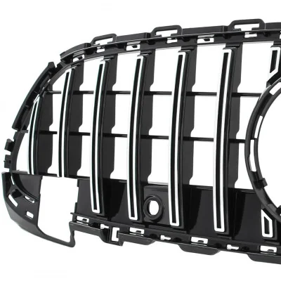 Rejilla delantera para Mercedes Clase C W206 Panamericana Cromada para AMG Line