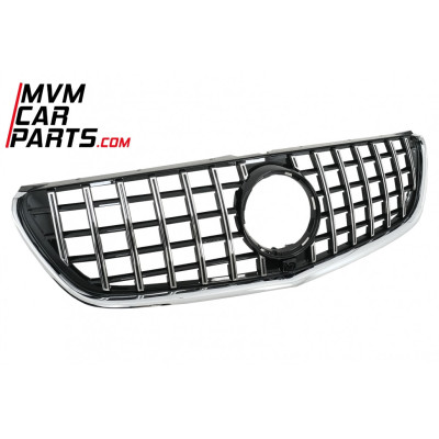 Parrilla delantera para Mercedes Clase V W447 look GTR Panamericana Cromada