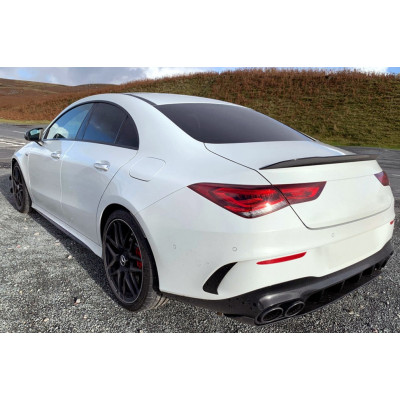 Aleron spoiler para Mercedes CLA W118 Negro Brillo look CLA45 AMG