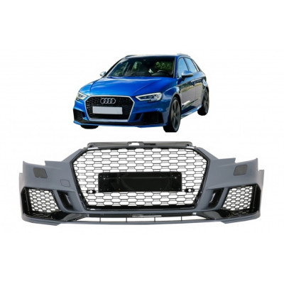 Paragolpes delantero para Audi A3 8V Facelift 2016-2018 look RS3