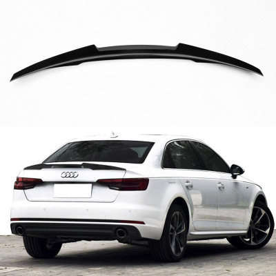 Aleron spoiler trasero para Audi A4 B9 Sedan Negro brillo