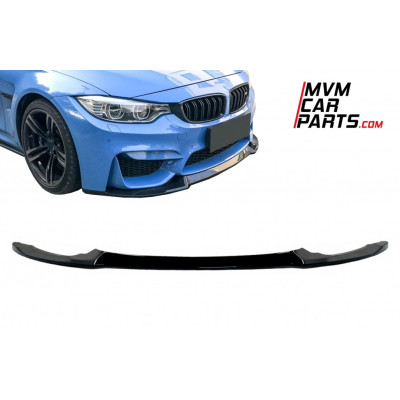 Añadido delantero para BMW M3 F80 tipo CS Competición Negro Brillo