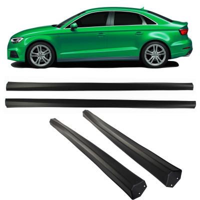 Taloneras look RS3 para Audi A3 8V Sedan 2016-2020