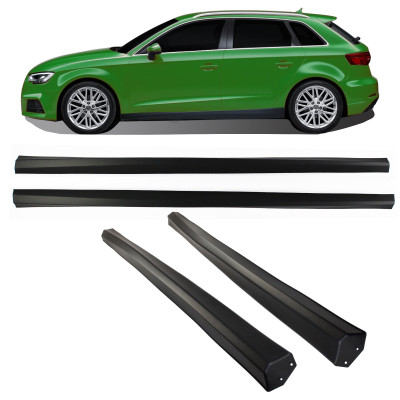 Taloneras look RS3 para Audi A3 8V Sportback 2016-2020