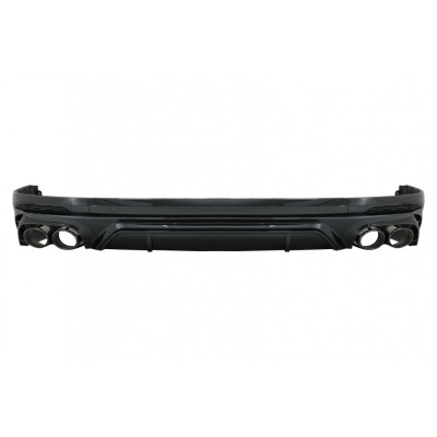 Difusor trasero look RSQ5 para Audi Q5 SUV 2018-2020 Colas Negras