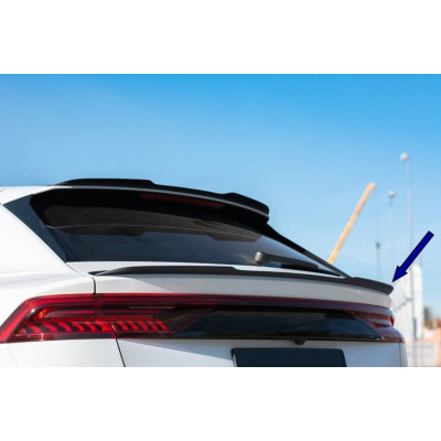 Aleron spoiler de Maletero para Audi Q8 SUV 2018- Sport Design Negro