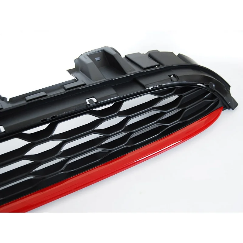 Kit Parrilla Delantera + Cubiertas Antiniebla Para Mini Cooper S F55 F56 F57 - Color Negro, ABS