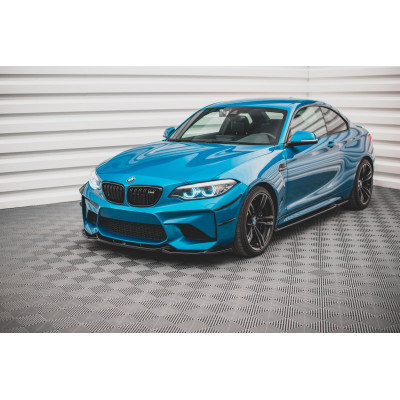 Añadido Lip delantero para BMW M2 F87 V.3 Negro Brillo