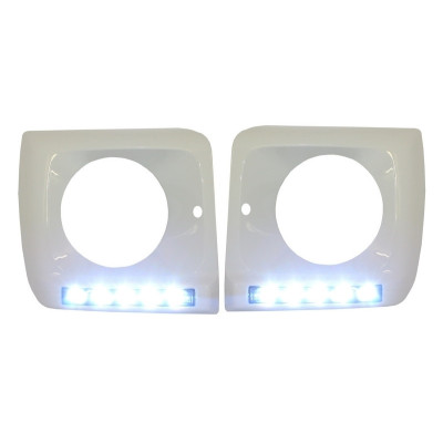 Kit faros delanteros con Luz diurna Cromada para Mercedes Clase G W463 Bi-xenon Look