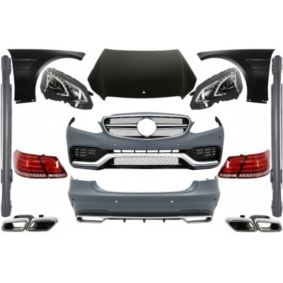 Kit de Carrocería E63 AMG completo para Conversión de Mercedes Clase E W212 2009-2013