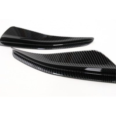 Aletines laterales de paragolpes VW Golf 8 GTI / R-Line Carbon Look