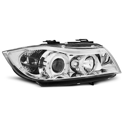 Faros delanteros Angel eyes BMW Serie 3 E90 Chrom