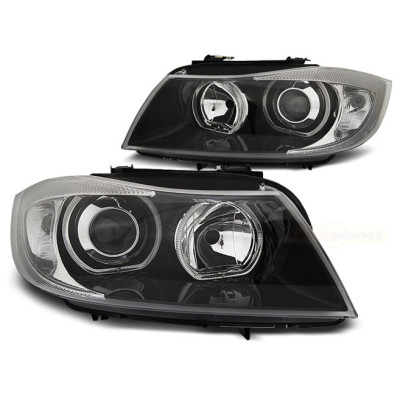 Faros Angel eyes para BMW E90 look Xenon