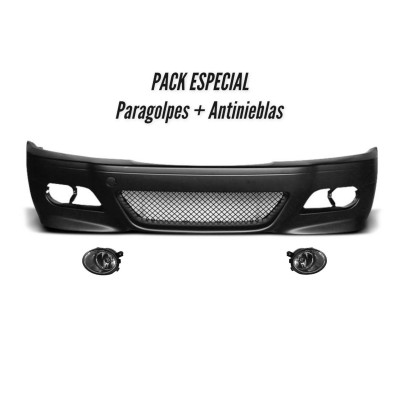 Paragolpes delantero BMW Serie 3 E46 tipo M3 con antinieblas