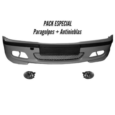 Paragolpes delantero BMW Serie 3 E46 tipo M con antinieblas