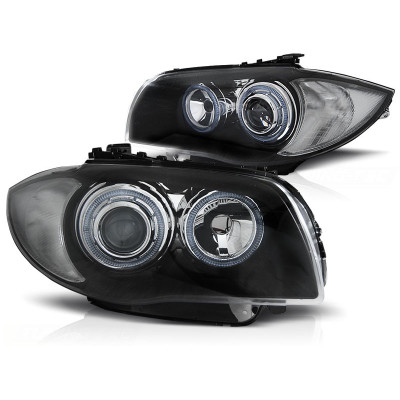 Faros delanteros Angel eyes BMW Serie 1 look Xénon