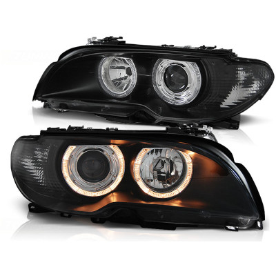 Faros delanteros Angel eyes BMW Serie 3 E46 Coupe 2003-2006