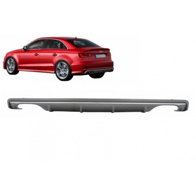 Difusor trasero Audi A3 8V Sedan look S3