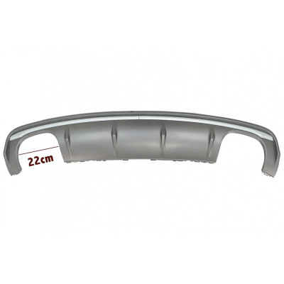 Difusor trasero Audi A3 8V Sedan look S3
