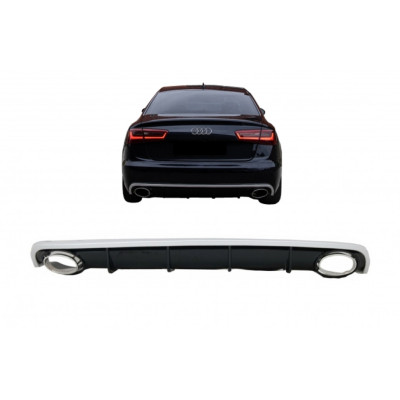 Difusor trasero Audi A6 C7 Sedan / Avant look RS6